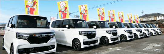 ３.新車の展示台数が多い！　写真